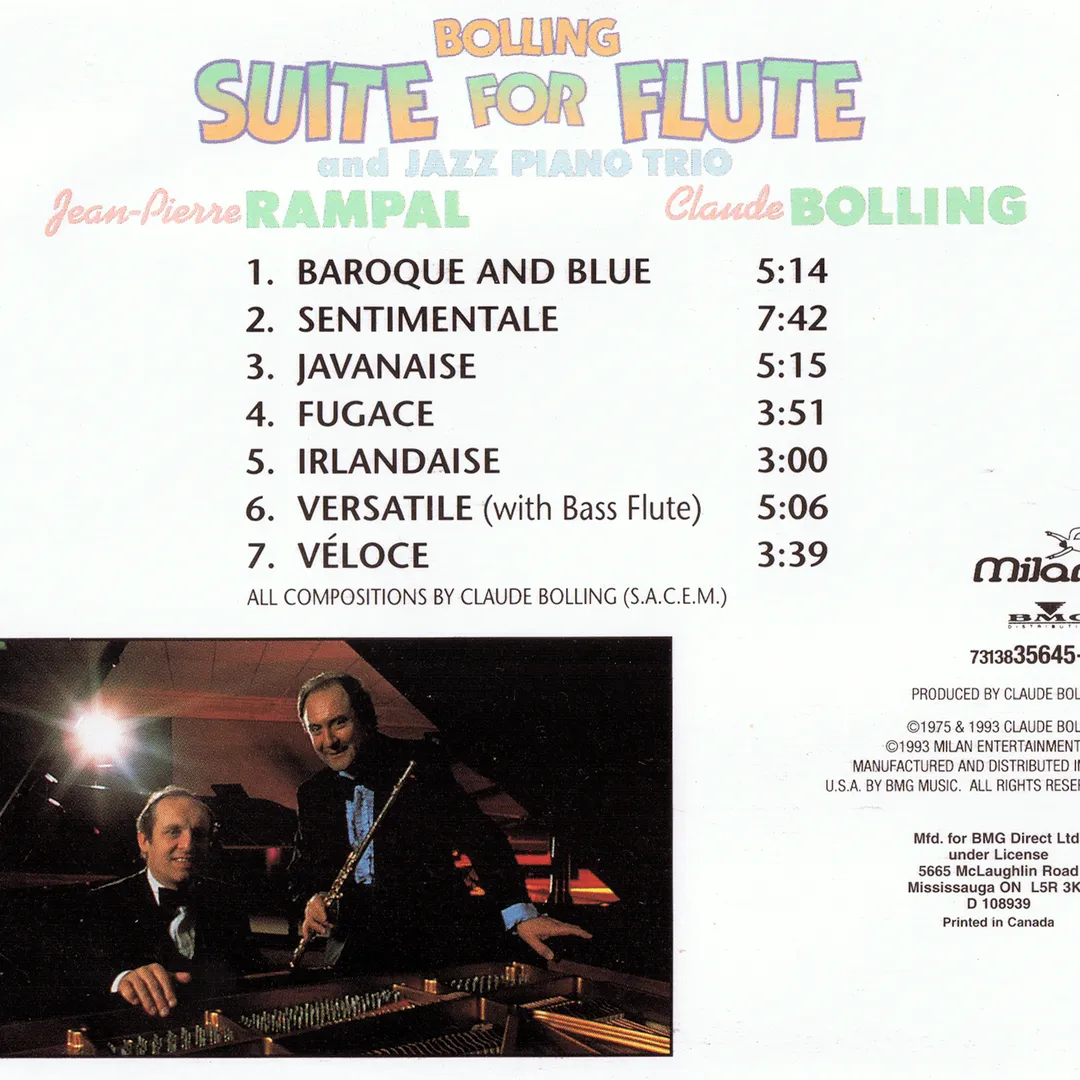 Suite for Flute and Jazz Piano Trio