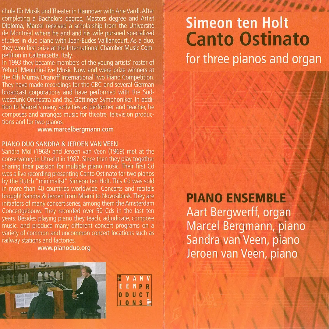 Canto Ostinato for Three Pianos and Organ