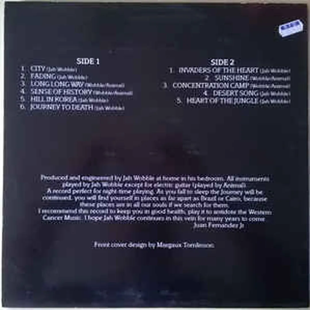 Jah Wobble’s Bedroom Album