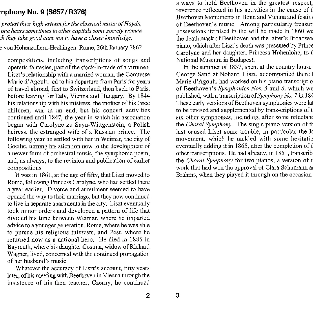 Symphony no. 9 (transcription for two pianos)