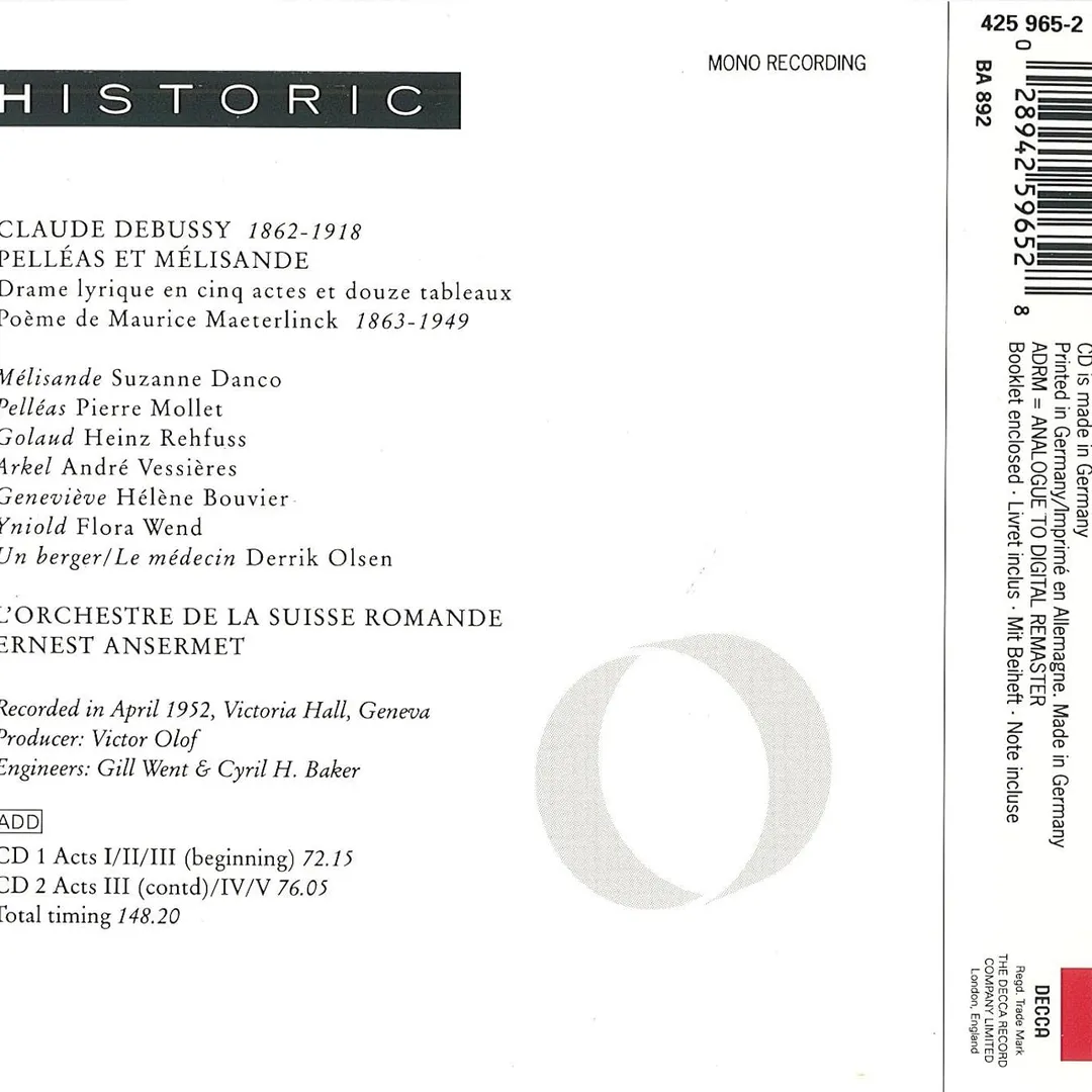 Pelléas et Mélisande