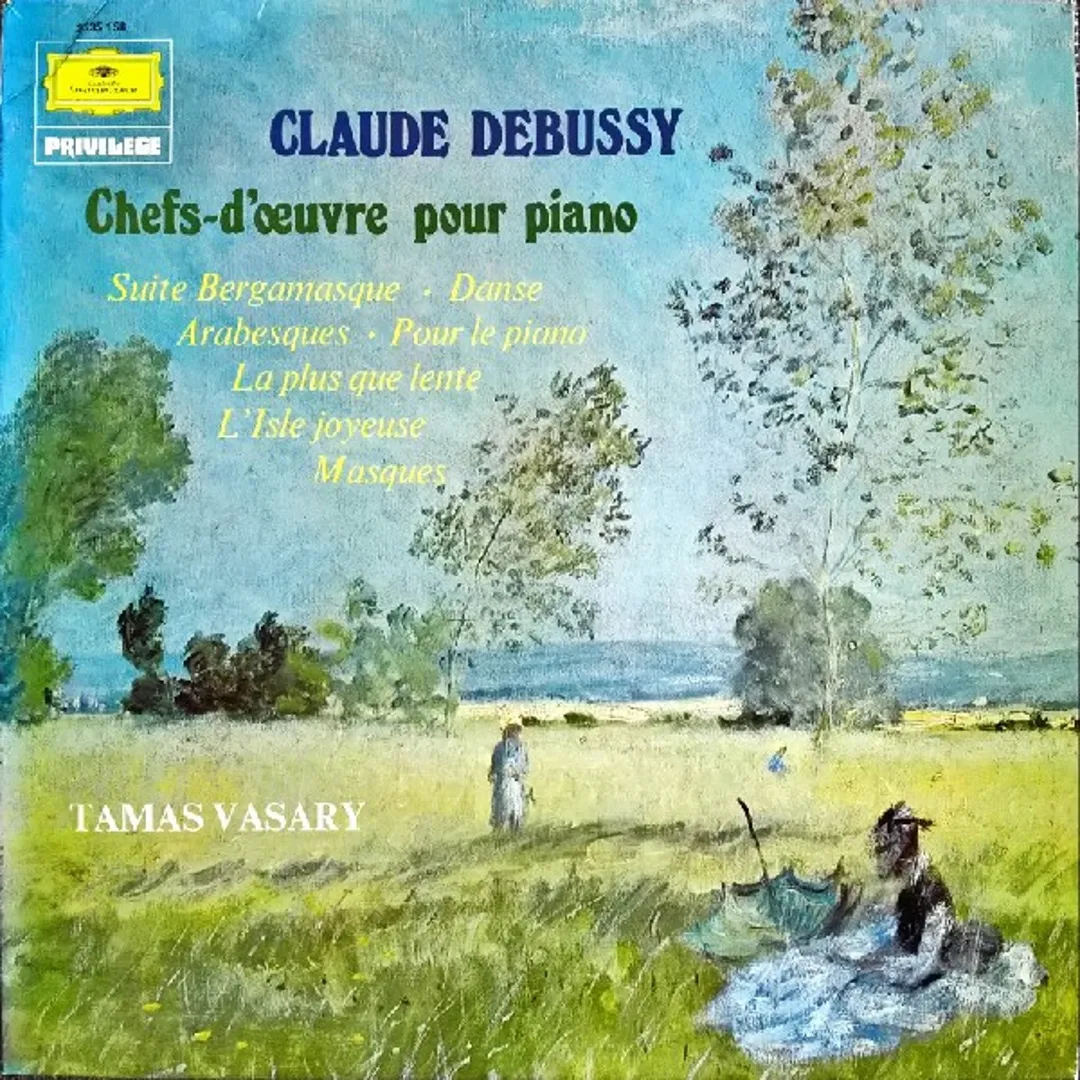 Suite bergamasque / Danse / Deux arabesques / Pour le piano / La plus que lente / L’Isle joyeuse / Masques