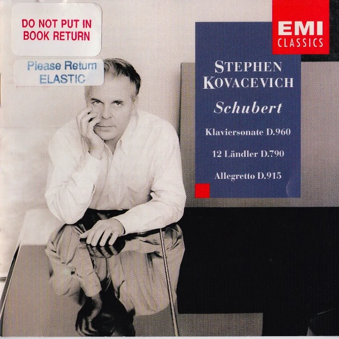 Klaviersonate, D. 960 / 12 Ländler. D. 790 / Allegretto, D. 915