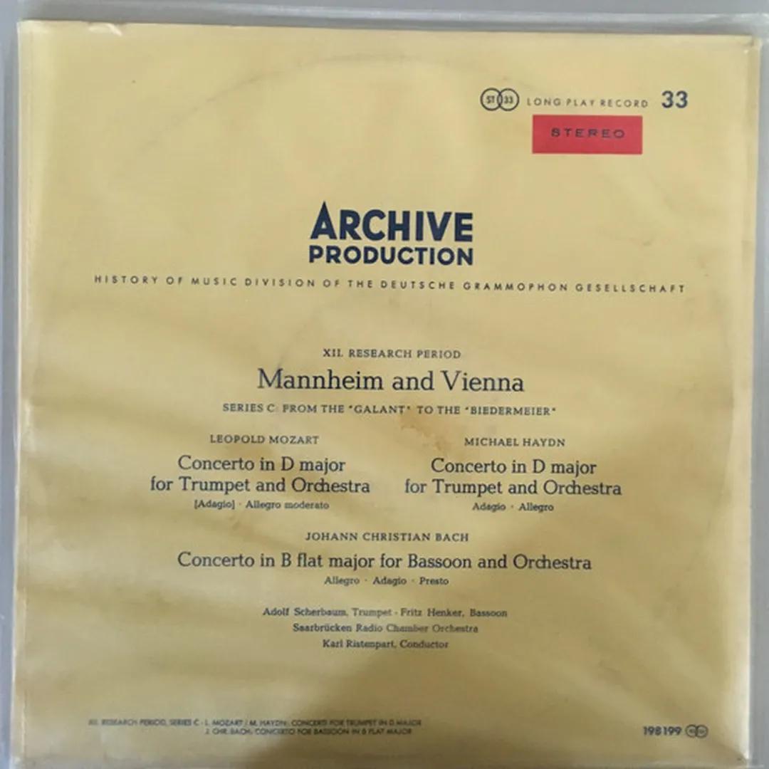 Mannheim And Vienna (XII. Research Period – Series C: From The 'Galant' To The 'Biedermeier')