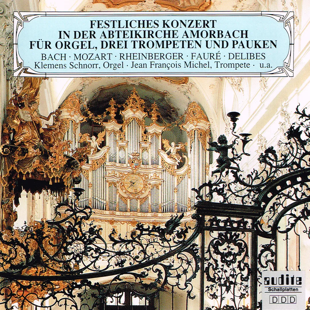 Festliches Konzert in der Abteikirche Amorbach für Orgel, drei Trompeten und Pauken