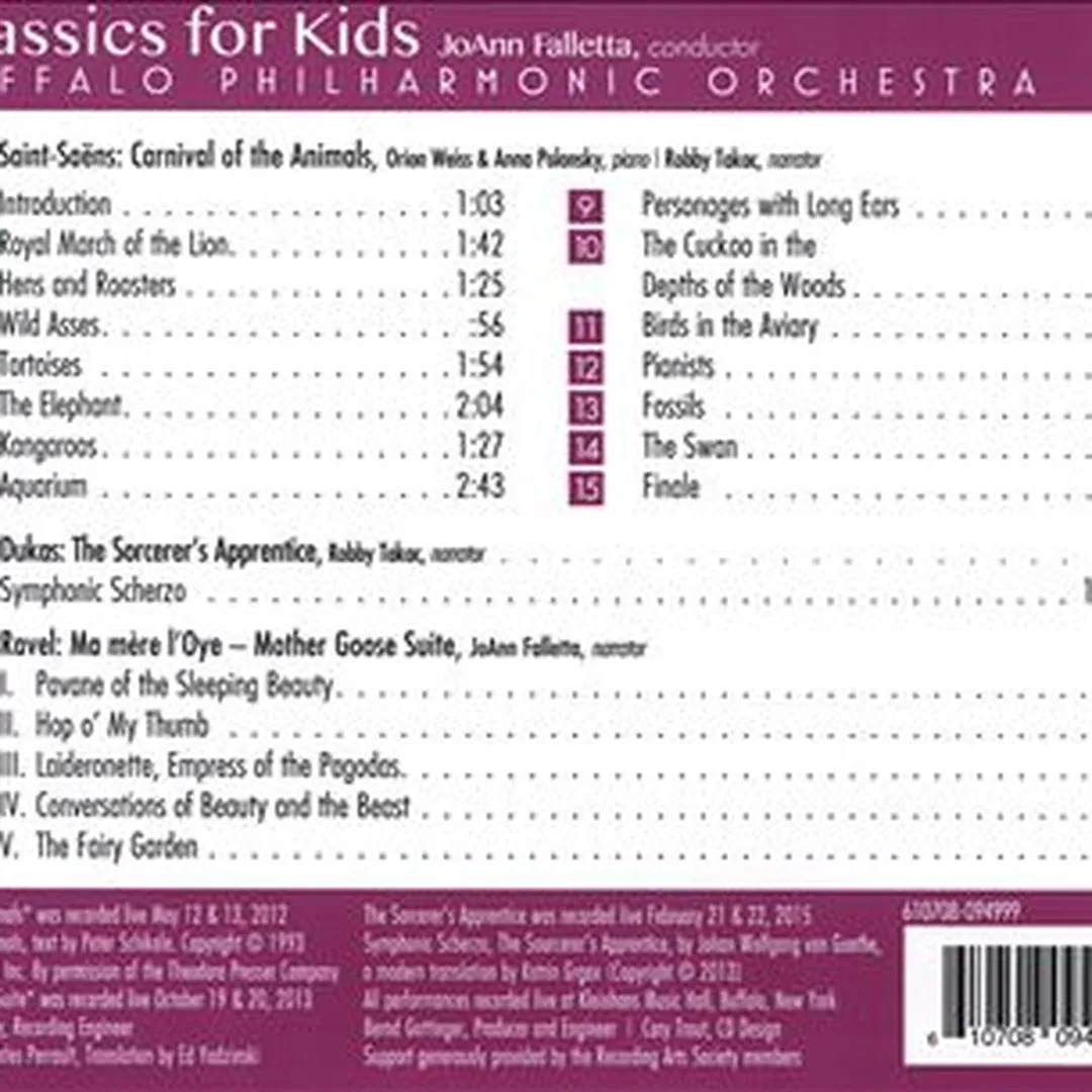 Classics for Kids: French Fairytales Set to Musical Masterpieces