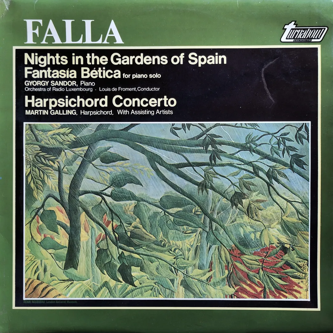 Nights in the Gardens of Spain / Fantasía bética for piano solo / Harpsichord Concerto