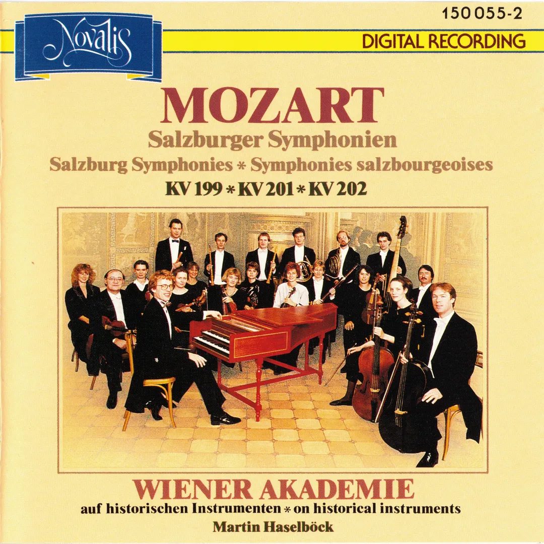 Salzburger Symphonien: KV. 199, KV. 201, KV. 202