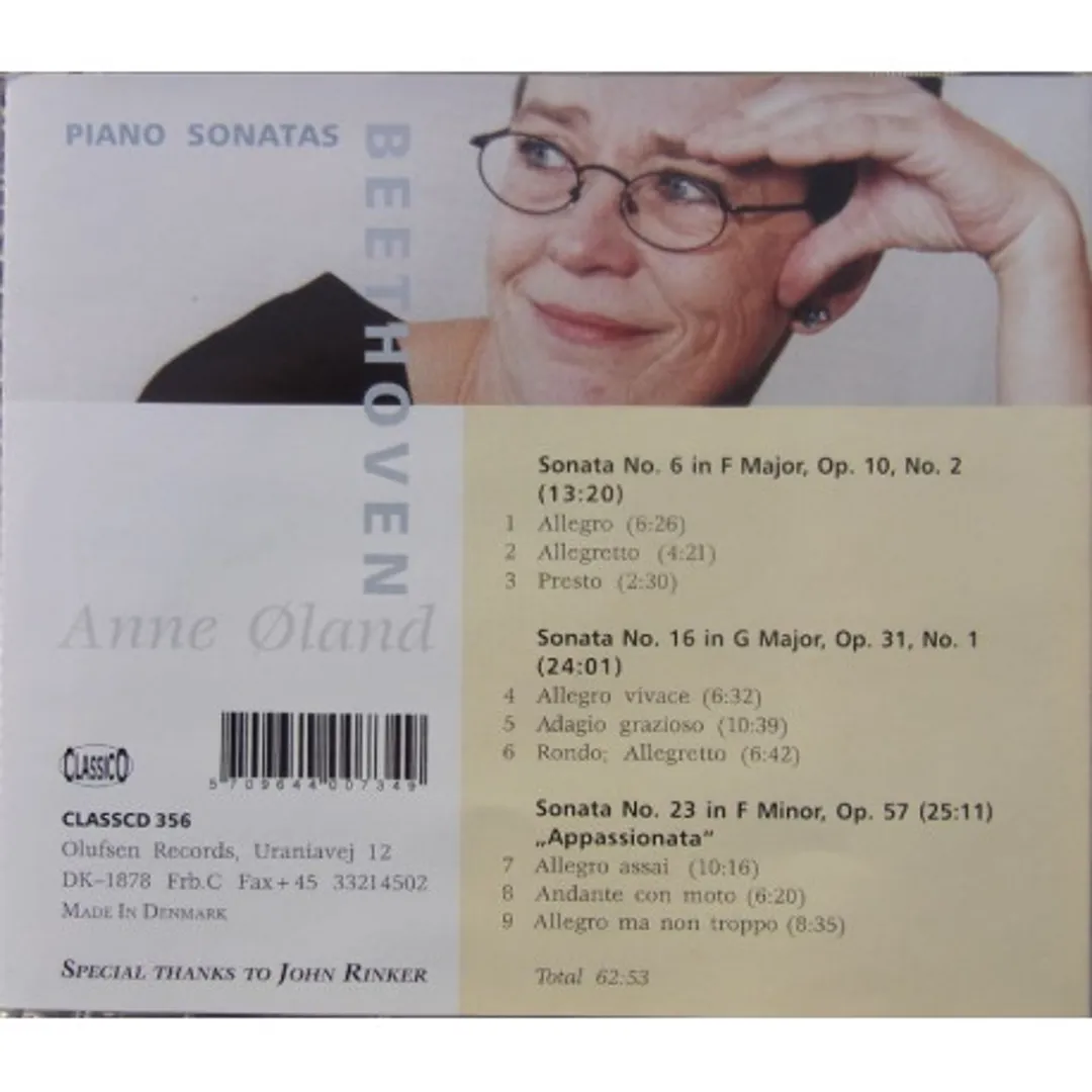 Beethoven: Piano Sonatas 6, 16 & 23