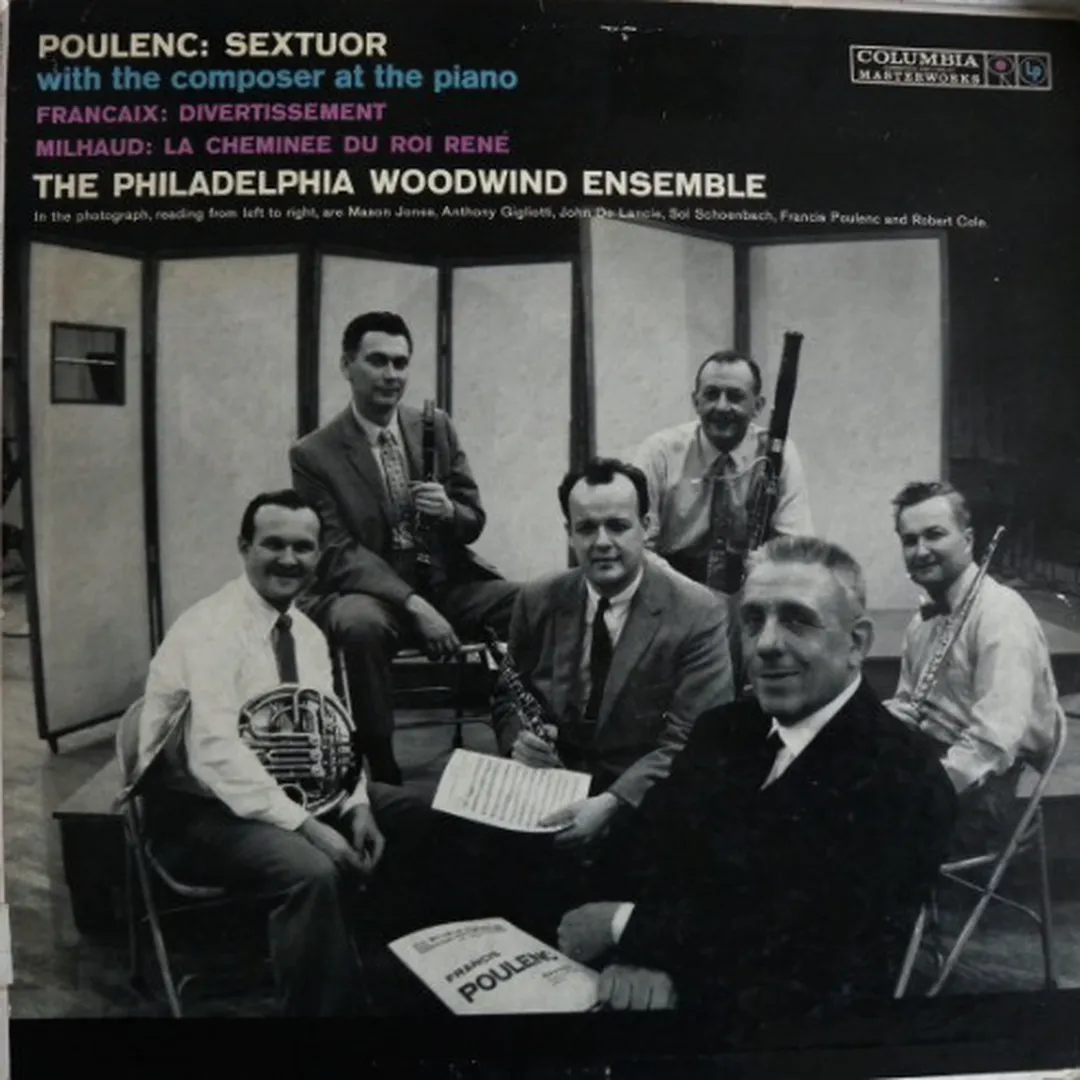 Poulenc: Sextuor (with the composer at the piano) / Françaix: Divertissement / Milhaud: La Cheminée du Roi René