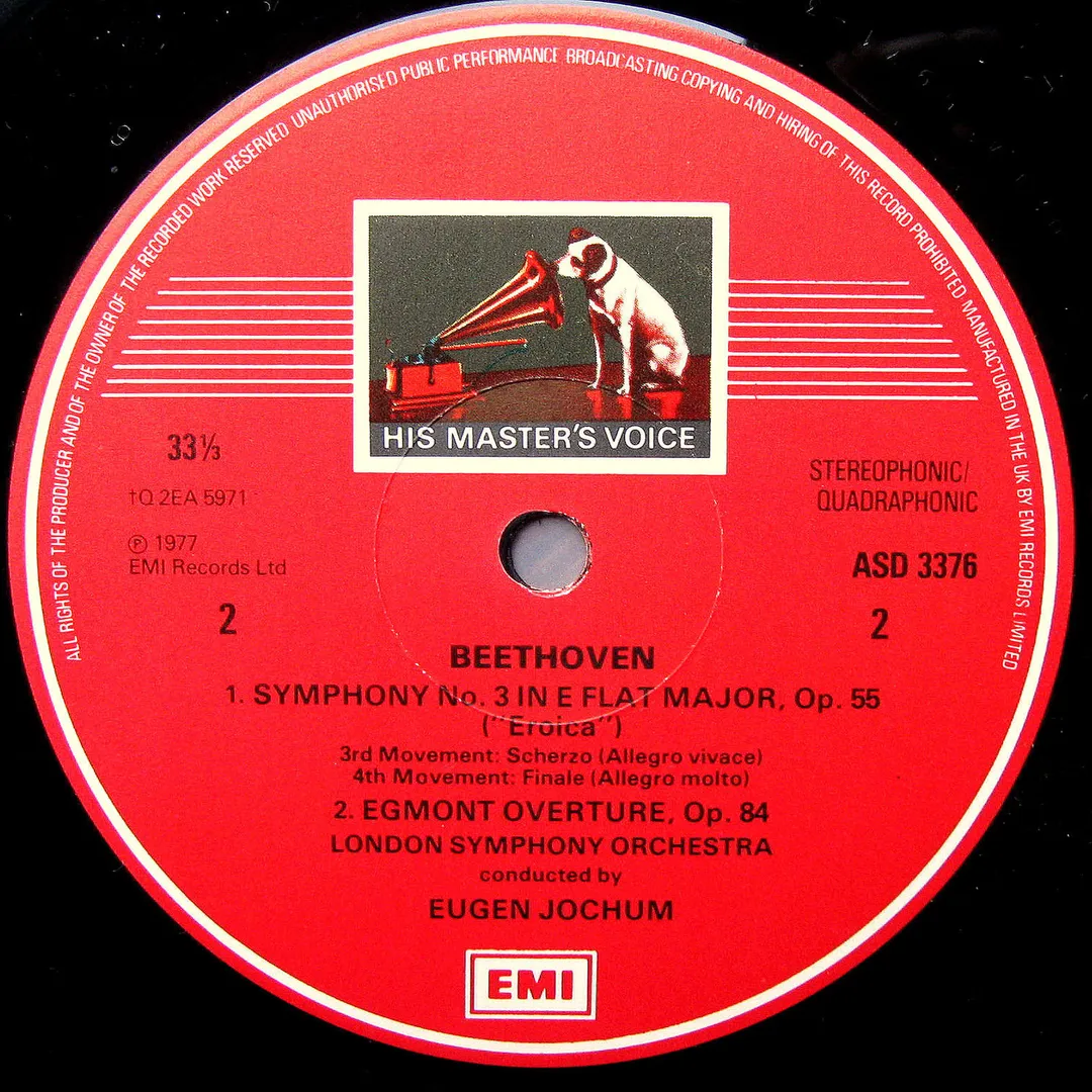 Symphony No. 3 "Eroica" / Egmont Overture