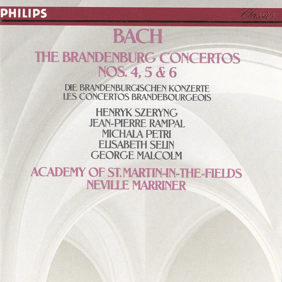 The Brandenburg Concertos, Nos. 4, 5 & 6