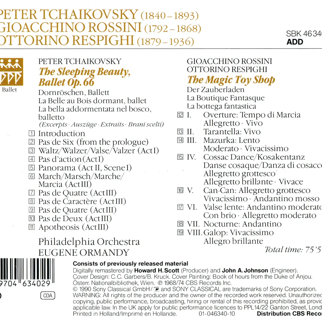 The Sleeping Beauty (excerpts) / The Magic Toy Shop