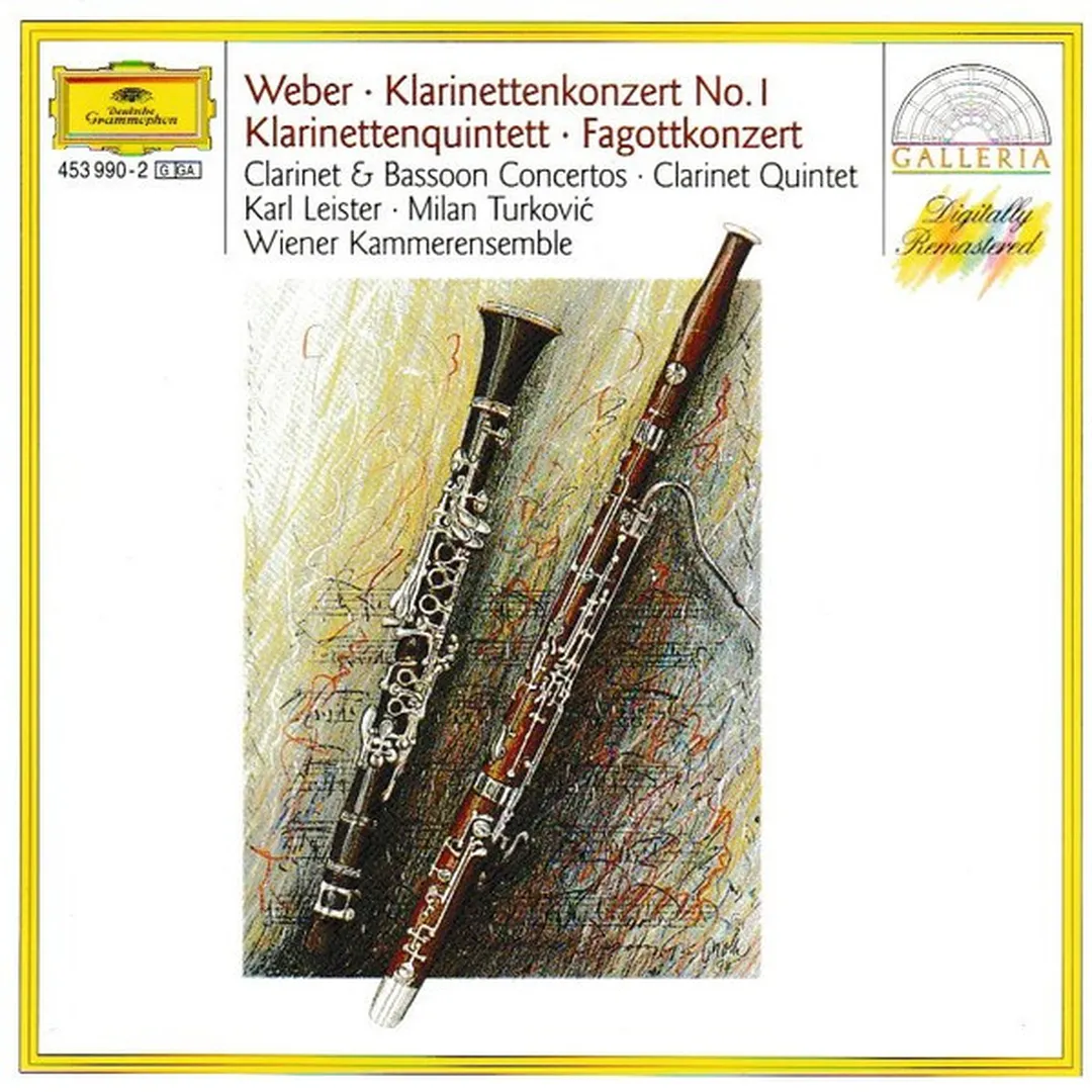 Weber: Klarinettenkonzert no. 1 / Klarinettenquintett / Fagottkonzert