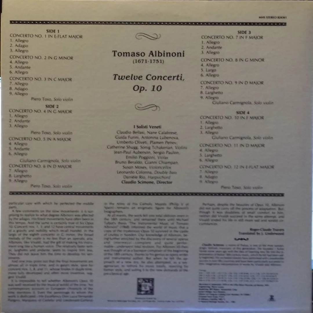 12 Concertos, op. 10