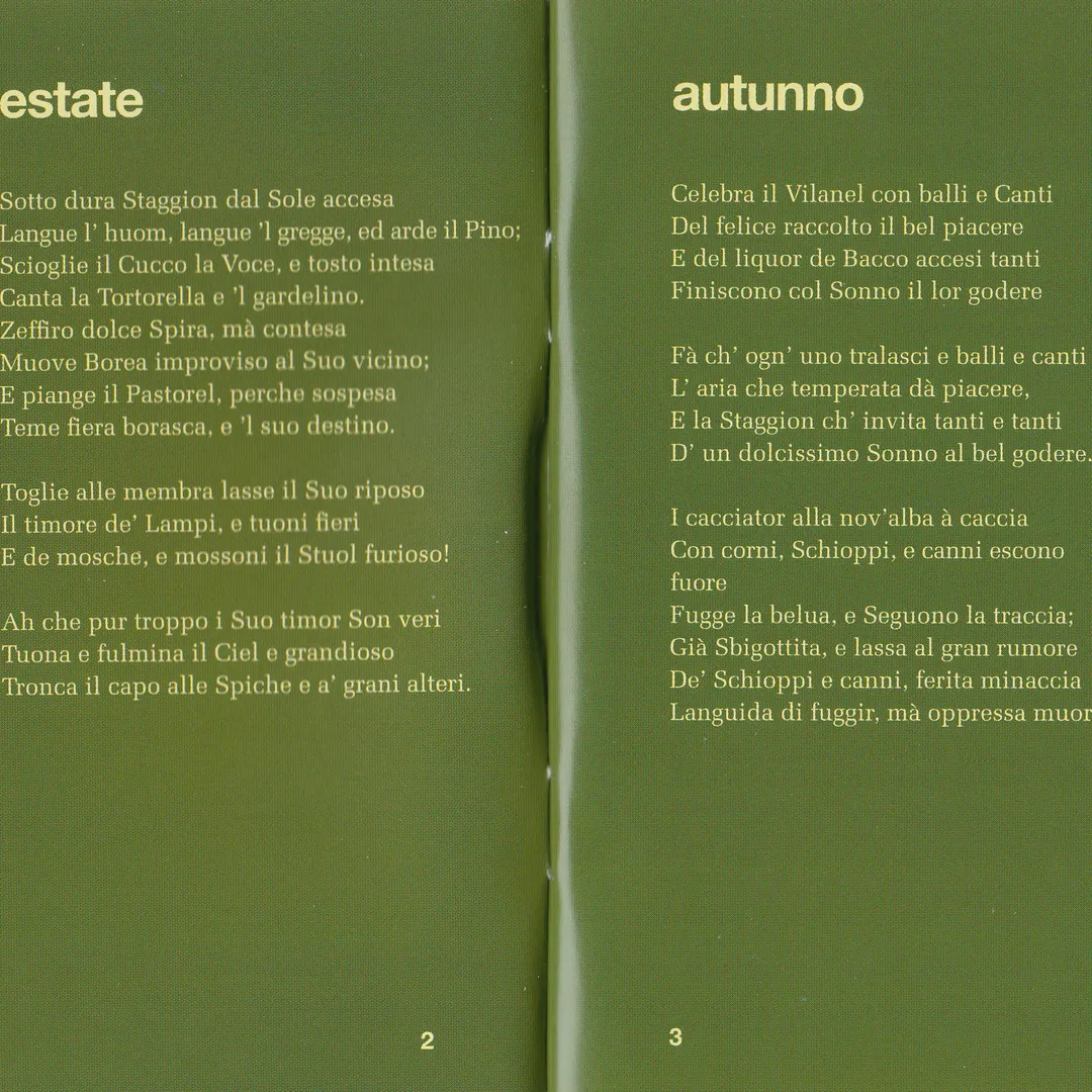 Vivaldi: Four Seasons / Bach: Concerto for Two Violins and Strings in D minor