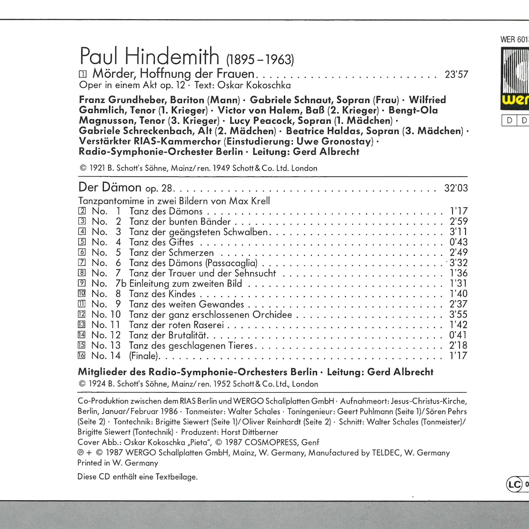 Mörder, Hoffnung der Frauen / Der Dämon