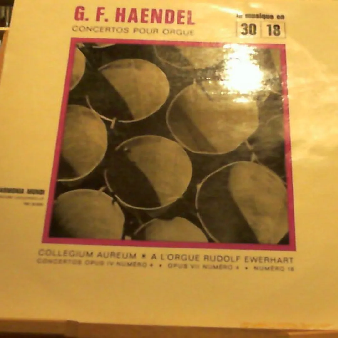 Concertos pour orgue: opus IV n° 4; opus VII n° 4; n° 16