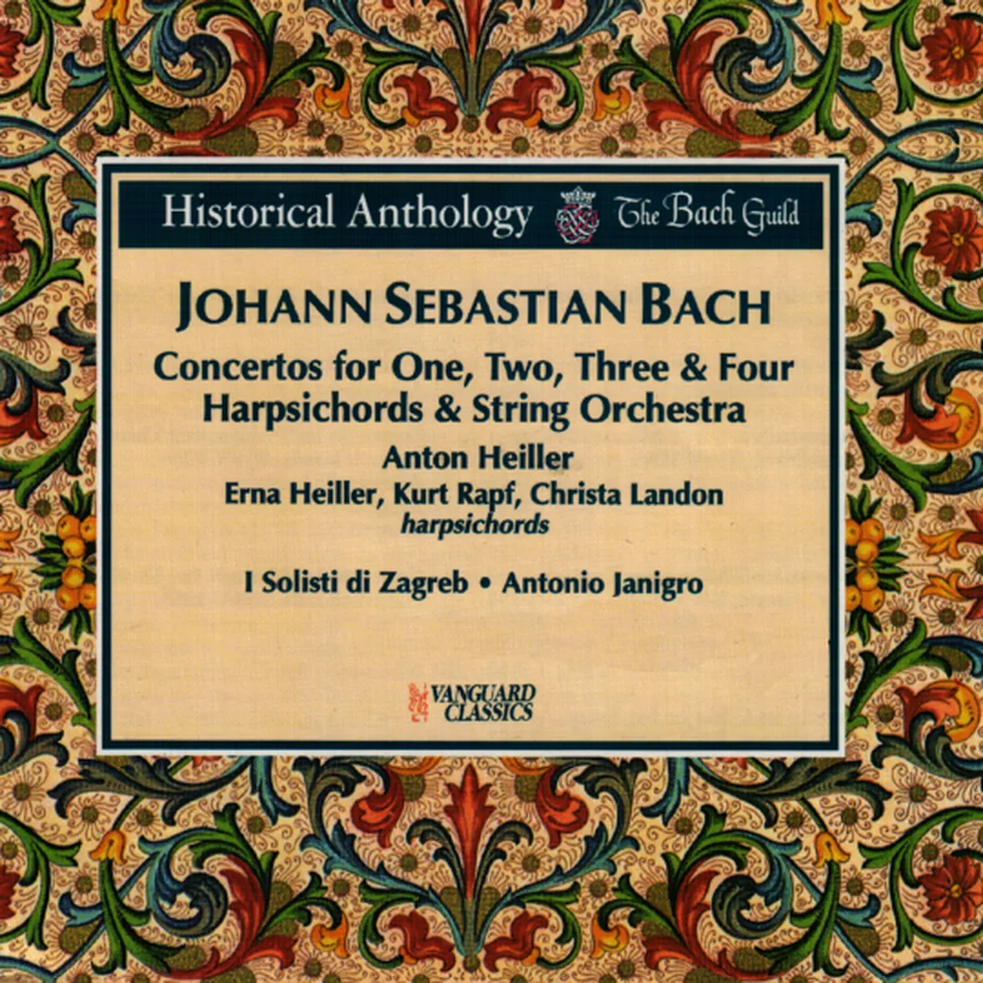 Concertos for One, Two, Three & Four Harpsichords & String Orchestra