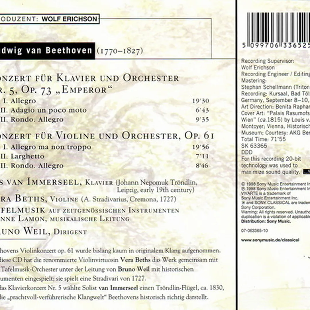 Violinkonzert / Klavierkonzert Nr. 5