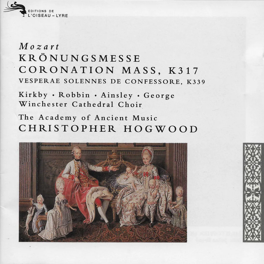 Krönungsmesse Coronation Mass, K317 / Vesperae Solennes de Confessore, K339