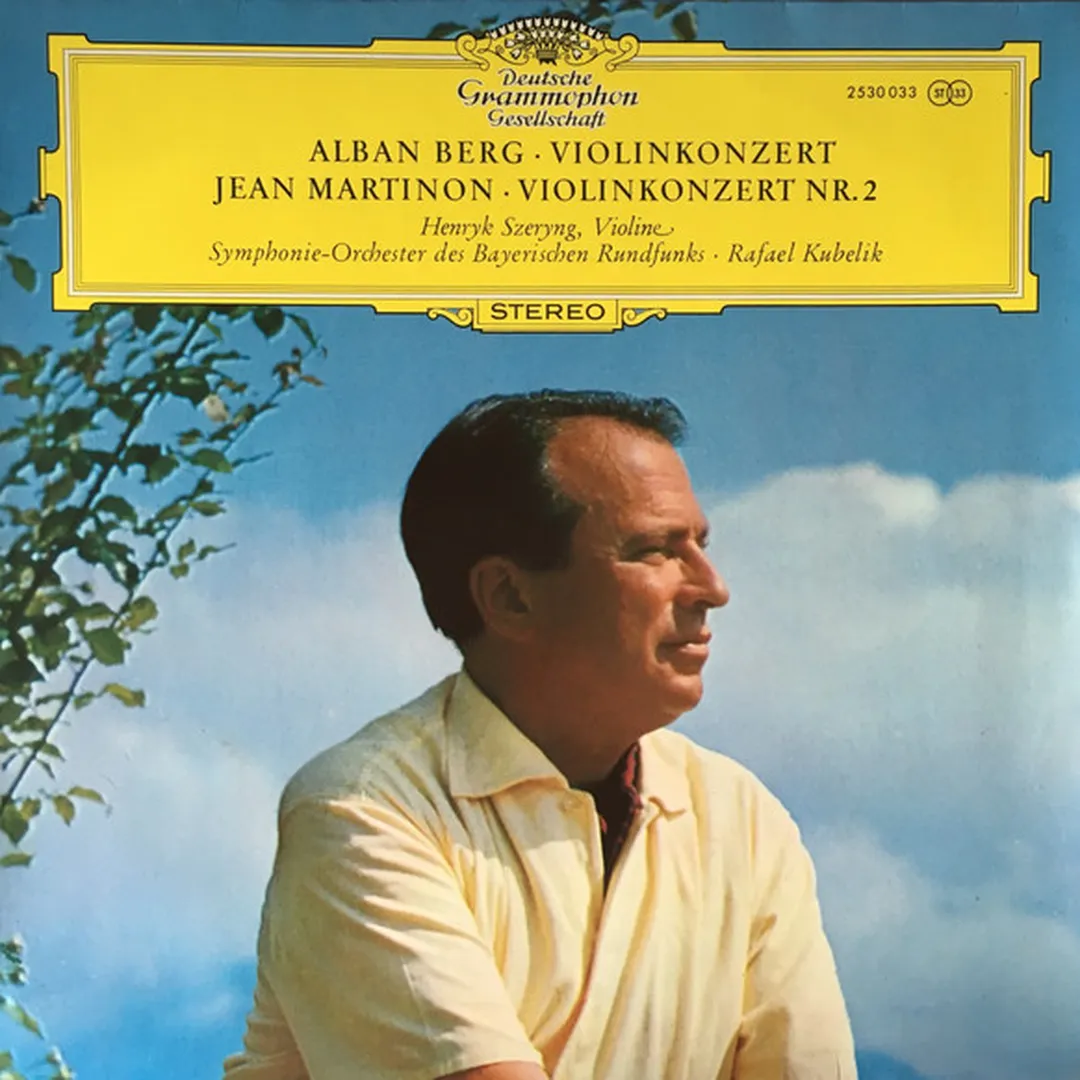 Berg: Violinkonzert / Martinon: Violinkonzert Nr. 2