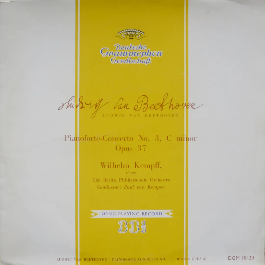 Pianoforte-Concerto no. 3 in C minor, op. 37