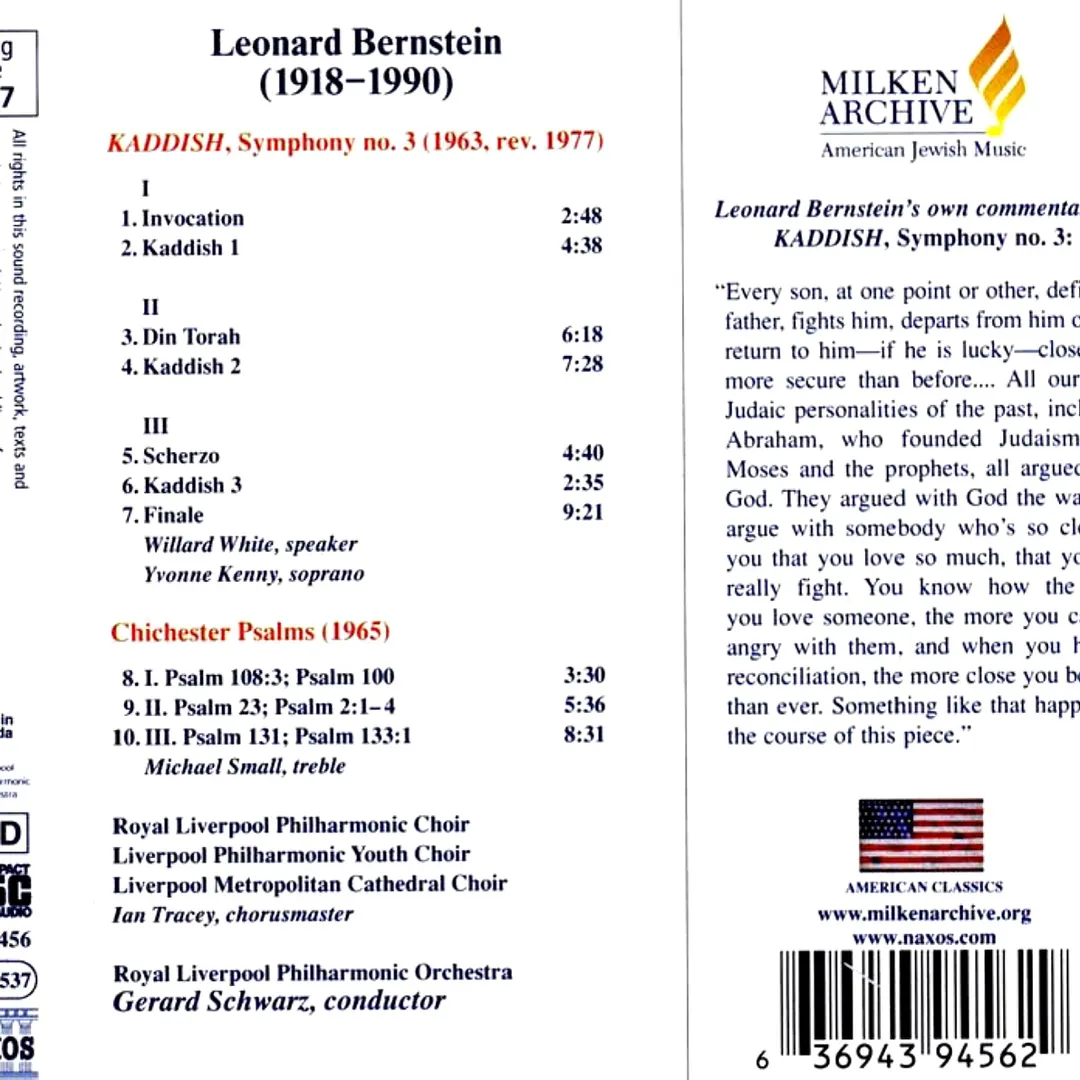 Symphony No. 3 - Chichester Psalms