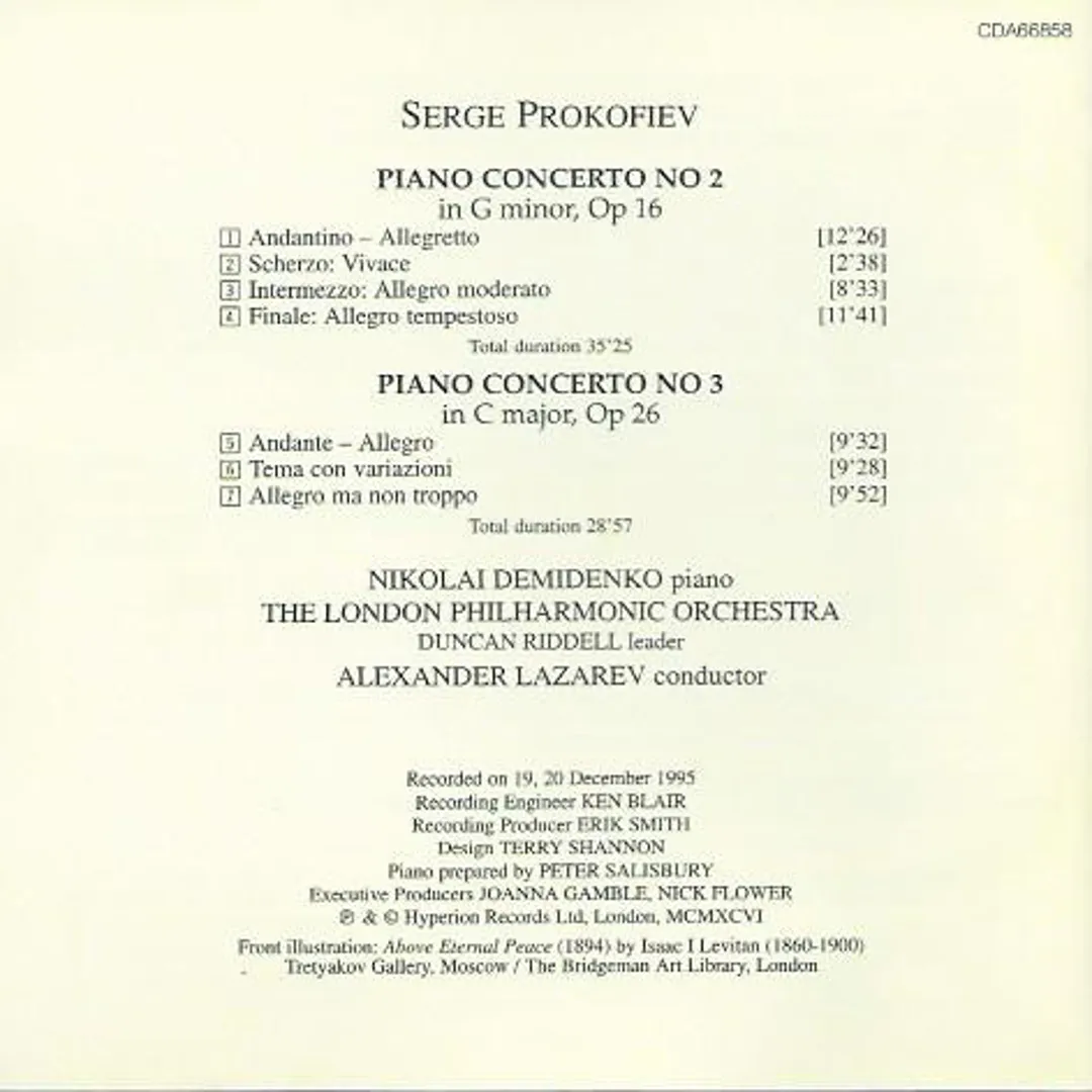 Piano Concerto no. 2 / Piano Concerto no. 3