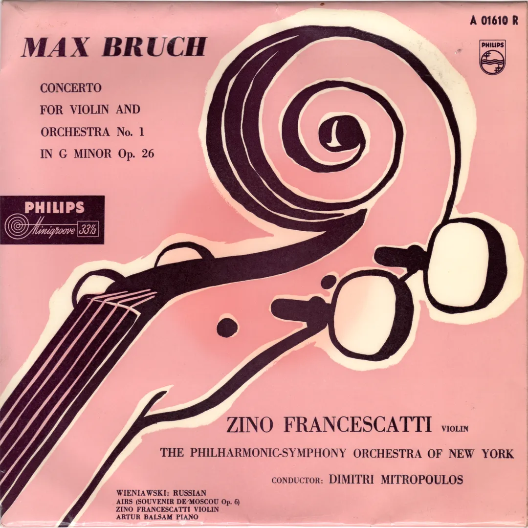 Max Bruch: Concerto for Violin and Orchestra no. 1 in G minor, op. 26 / Wieniawski: Russian Airs