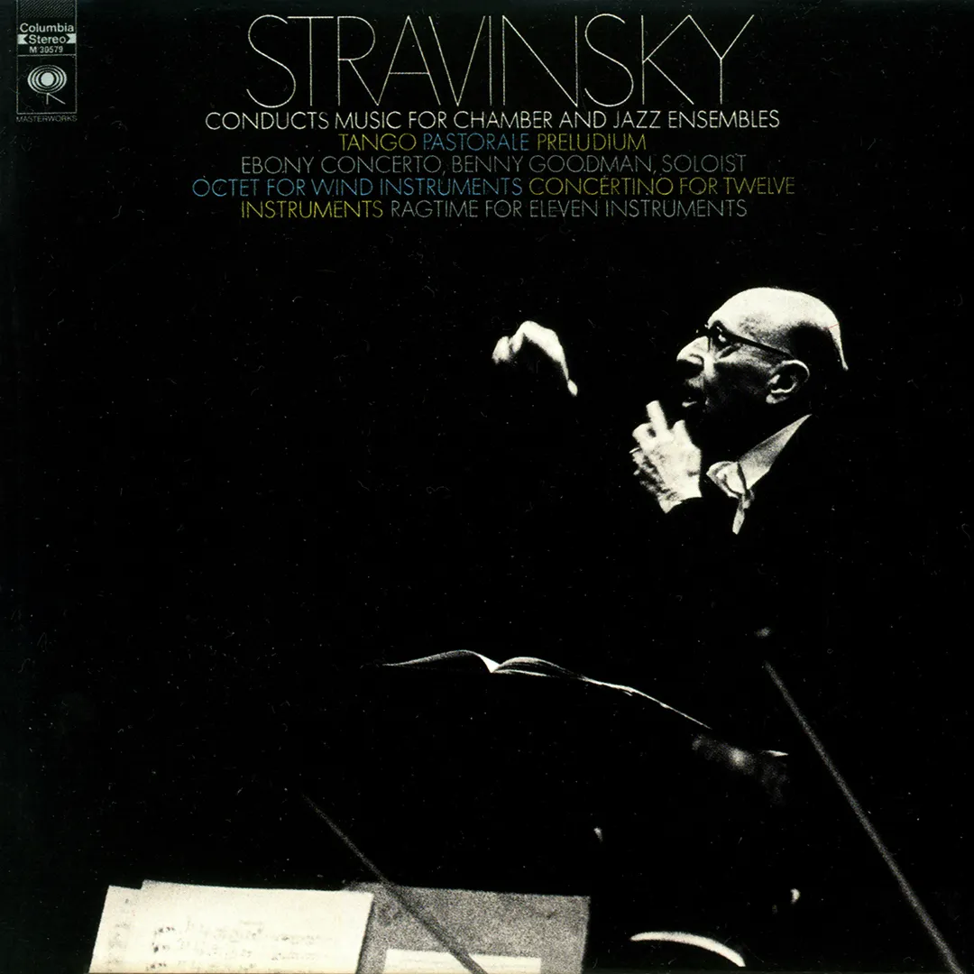 Stravinsky conducts music for chamber and jazz ensembles