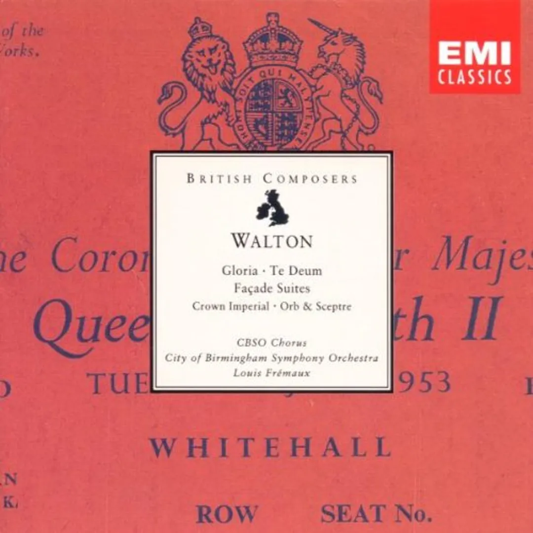 Gloria / Te Deum / Façade Suites / Crown Imperial / Orb and Sceptre