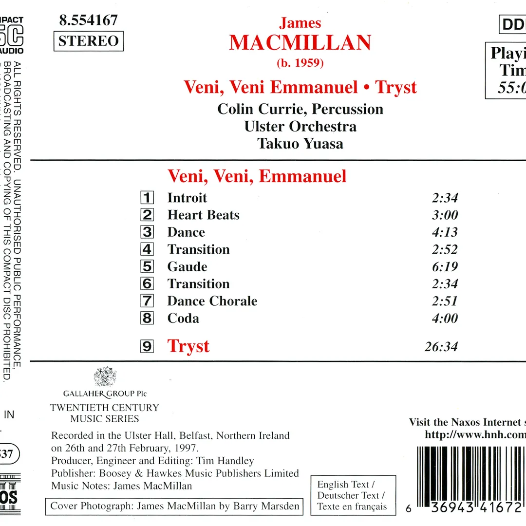 Veni, Veni, Emmanuel / Tryst