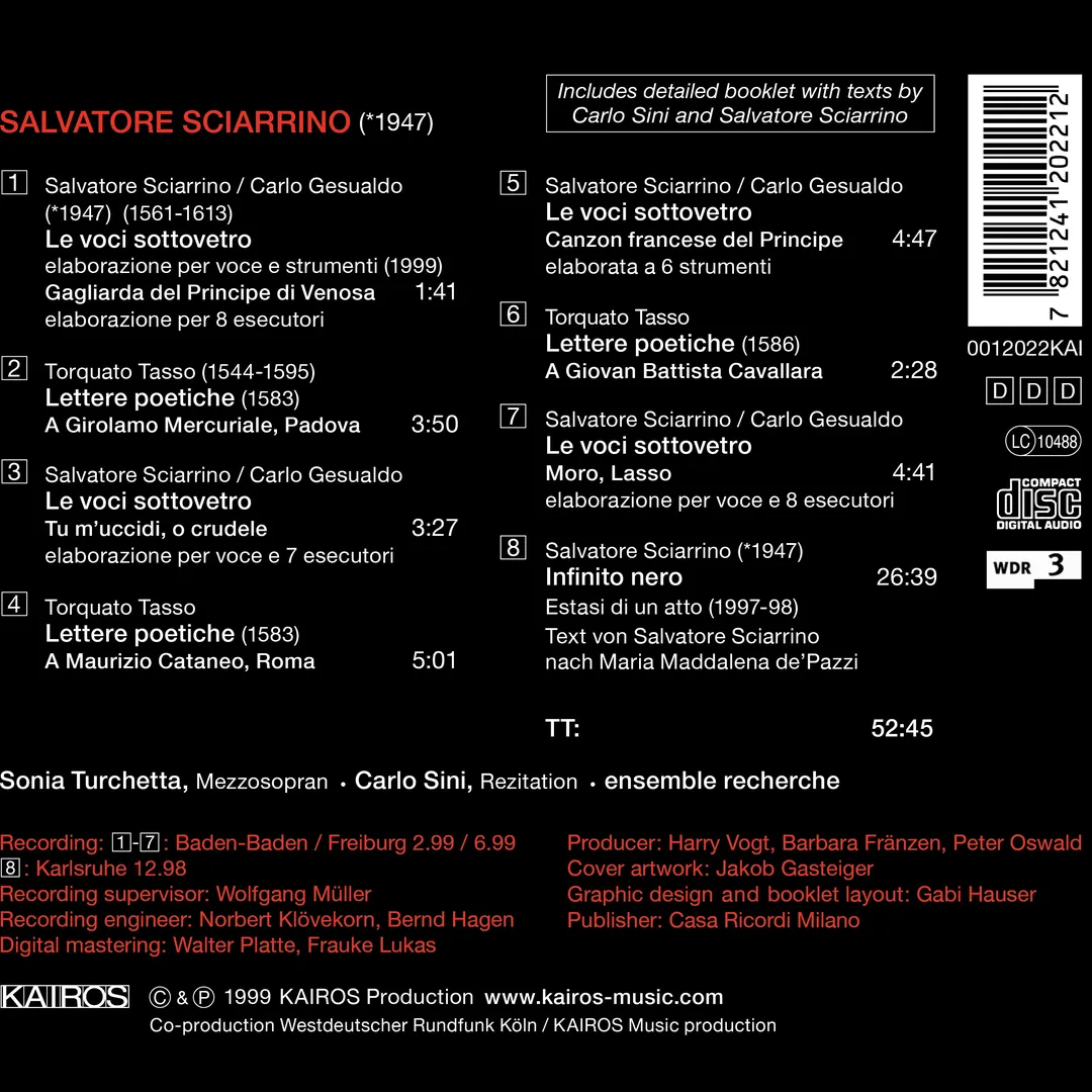 Le voci sottovetro / Infinito nero