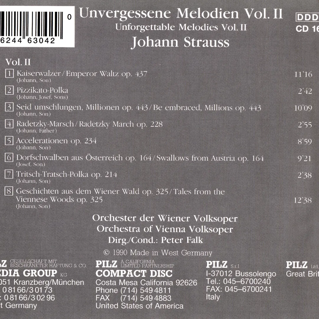 Unvergessene Melodien, Vol. II
