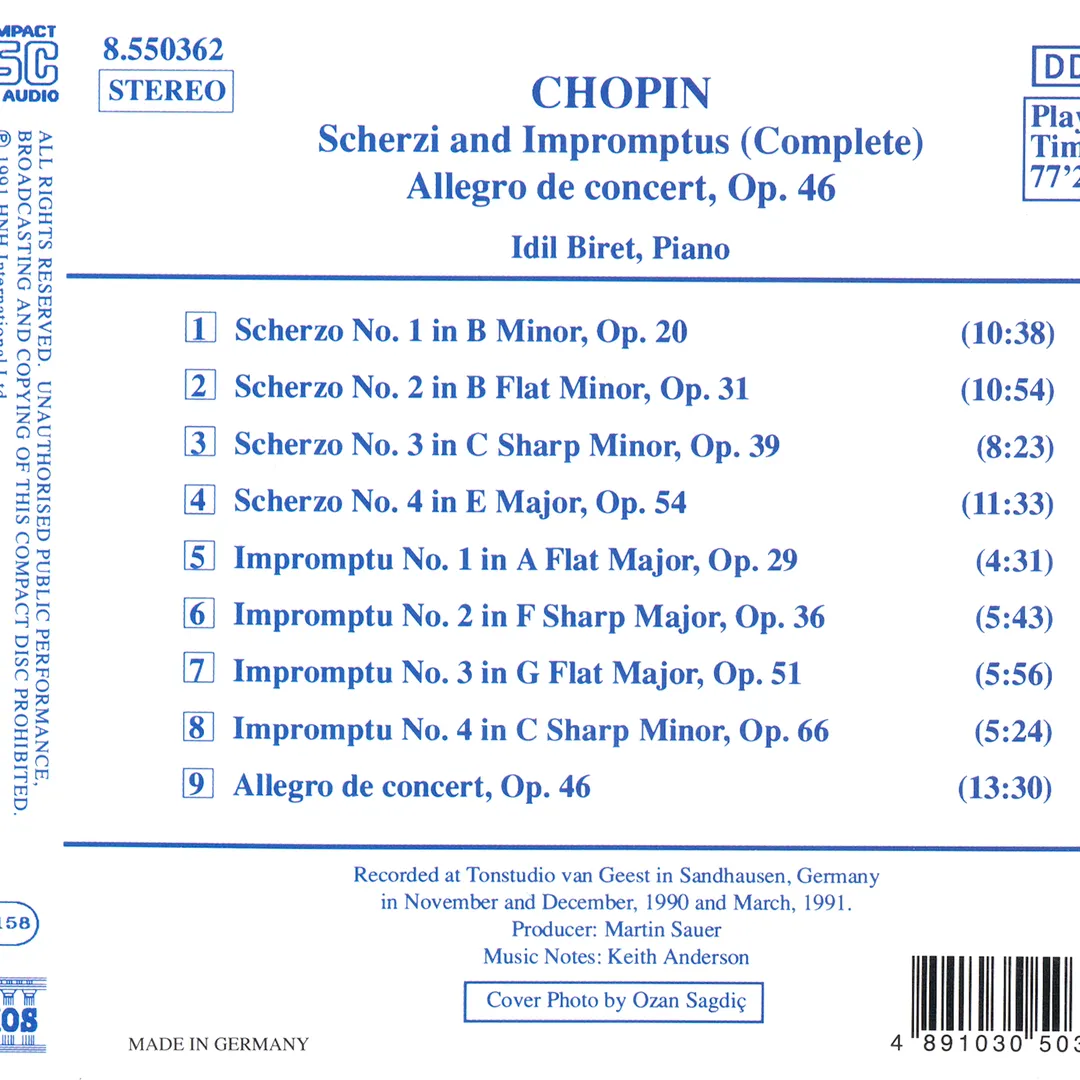 Scherzi and Impromptus (Complete) / Allegro de concert, op. 46