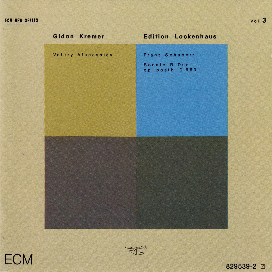 Edition Lockenhaus, Volume 3: Sonata B-Dur, D. 960