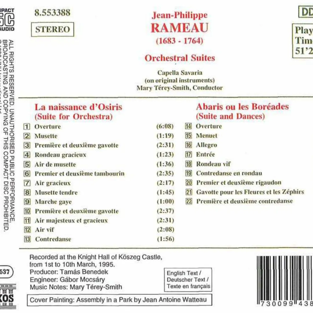 La Naissance d’Osiris / Abaris ou les Boréades