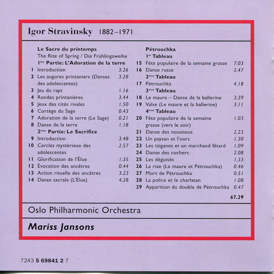 The Rite of Spring / Petrushka