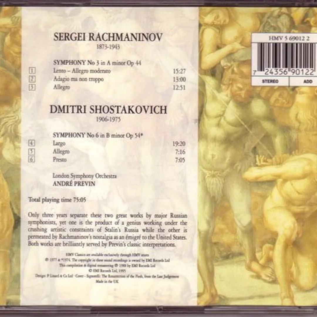 Rachmaninov: Symphony no. 3 / Shostakovich: Symphony no. 6