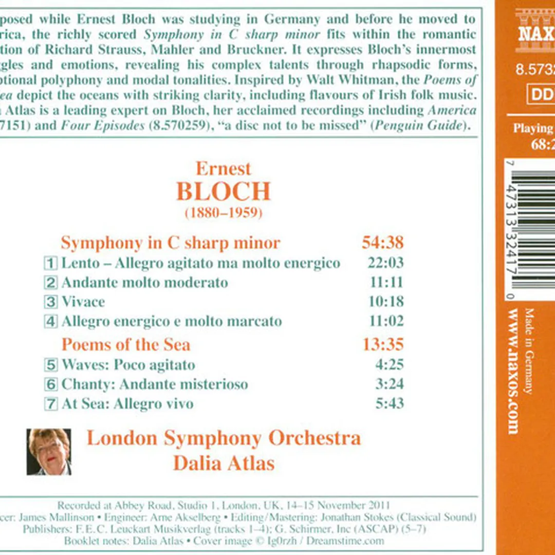 Symphony in C-sharp minor / Poems of the Sea