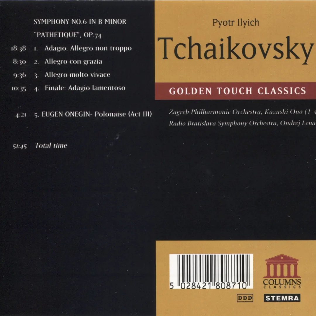 Symphony no. 6 "Pathétique" / Eugen Onegin Polonaise (Act III)