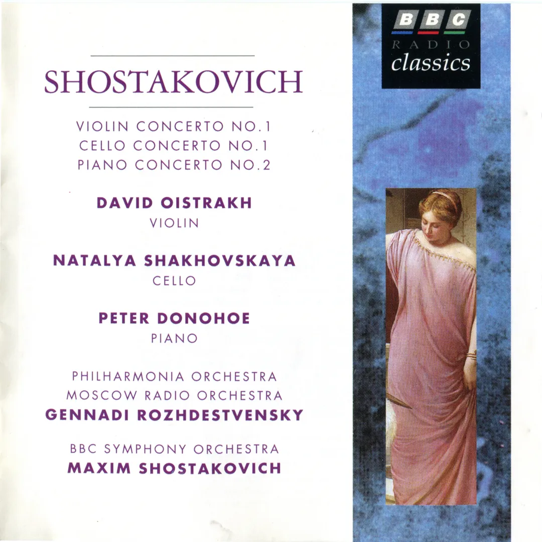 Violin Concerto no. 1, Cello Concerto no. 1, Piano Concerto no. 2