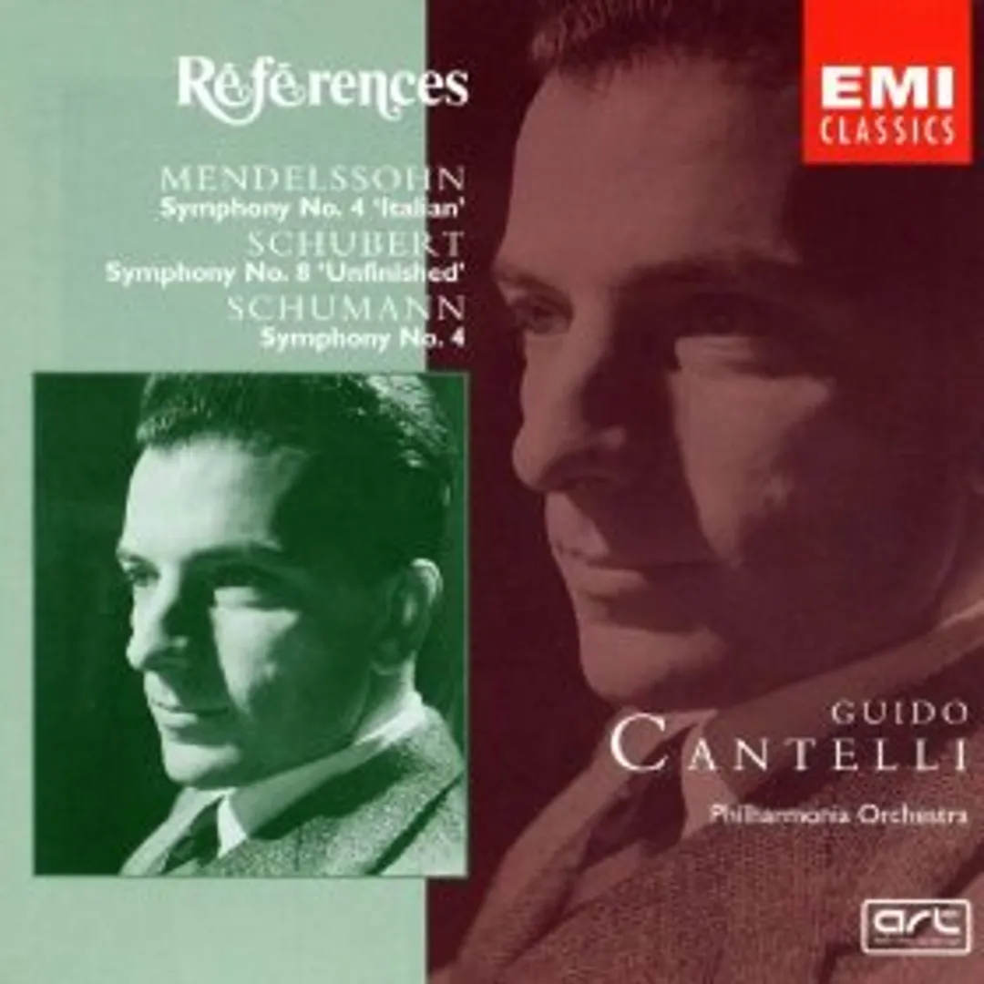 Schubert: Symphony no. 8 "Unfinished" / Schumann: Symphony no. 4 / Mendelssohn: Symphony no. 4 "Italian"