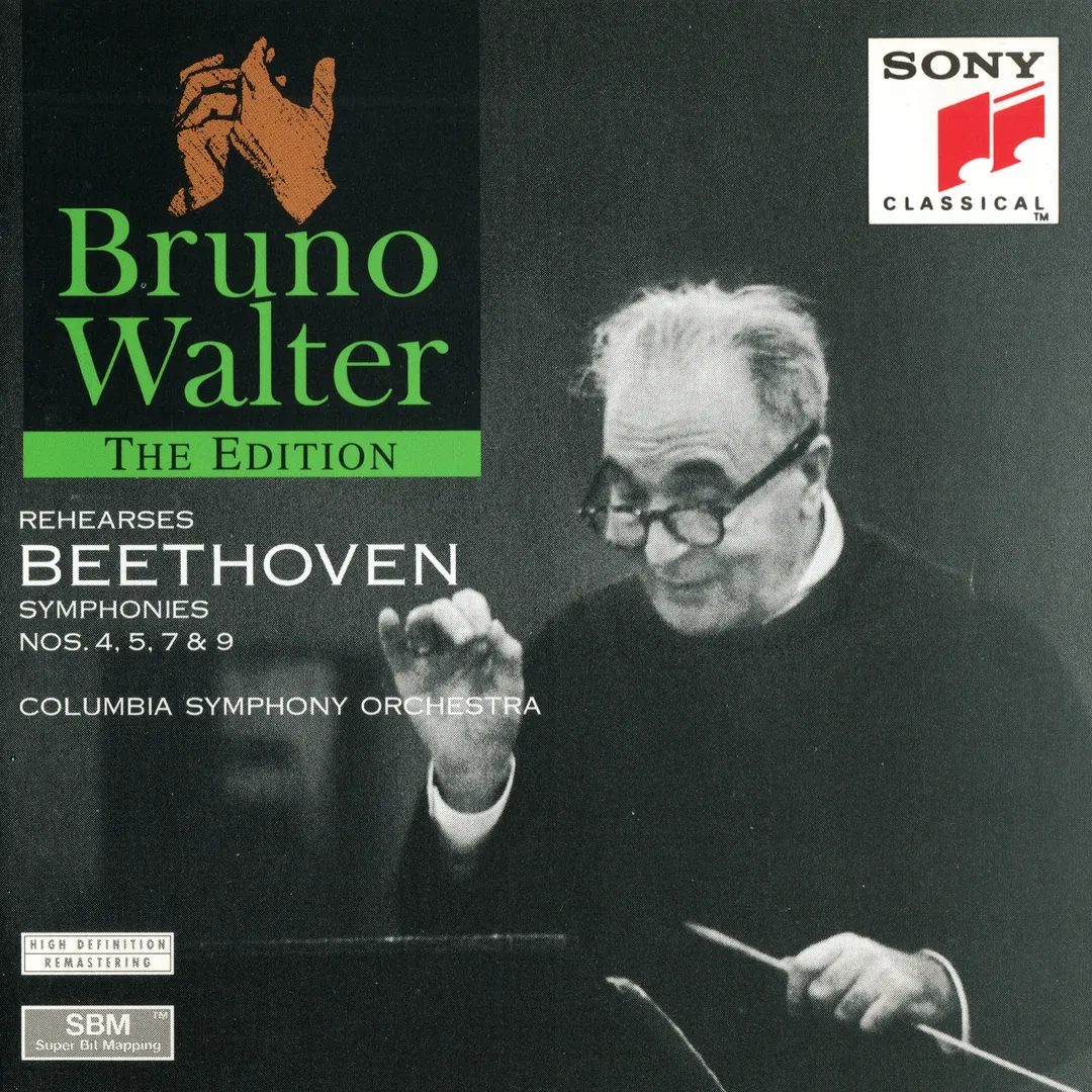 Rehearses Beethoven Symphonies nos. 4, 5, 7 & 9