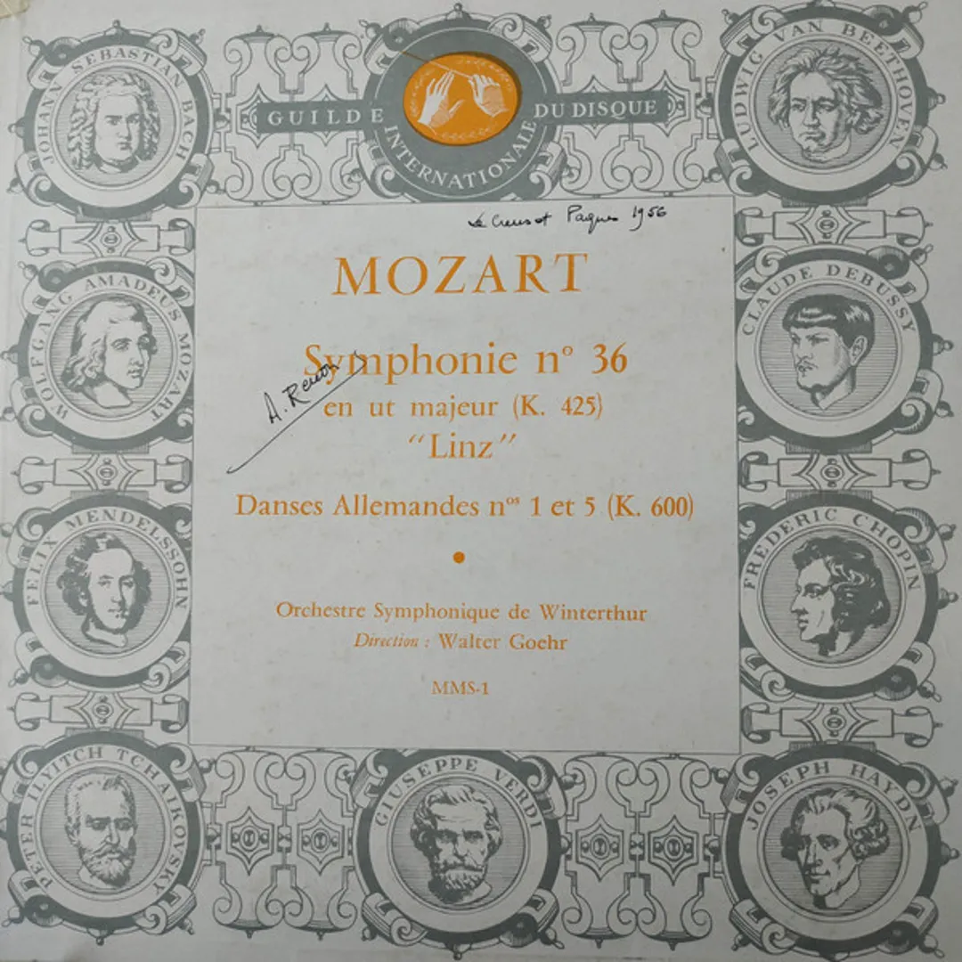 Symphonie n° 36 en ut majeur (K. 425) "Linz" / Danses Allemandes N°s 1 et 5 (K. 600)