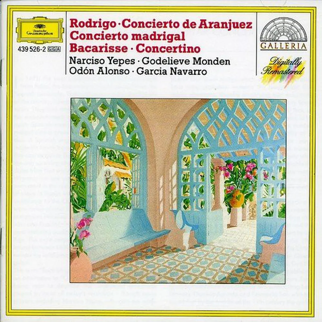 Rodrigo: Concierto de Aranjuez / Concierto madrigal / Bacarisse: Concertino