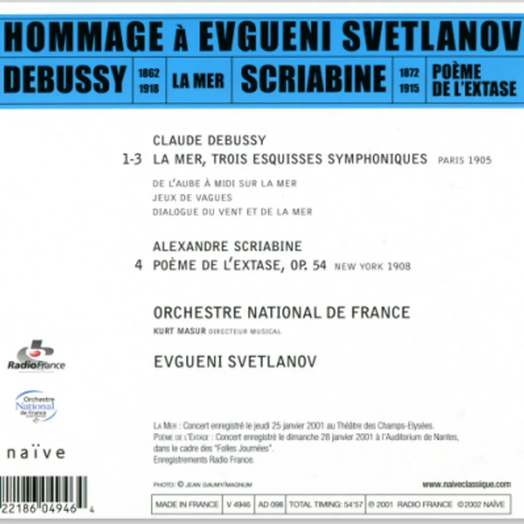 Hommage à Evgueni Svetlanov