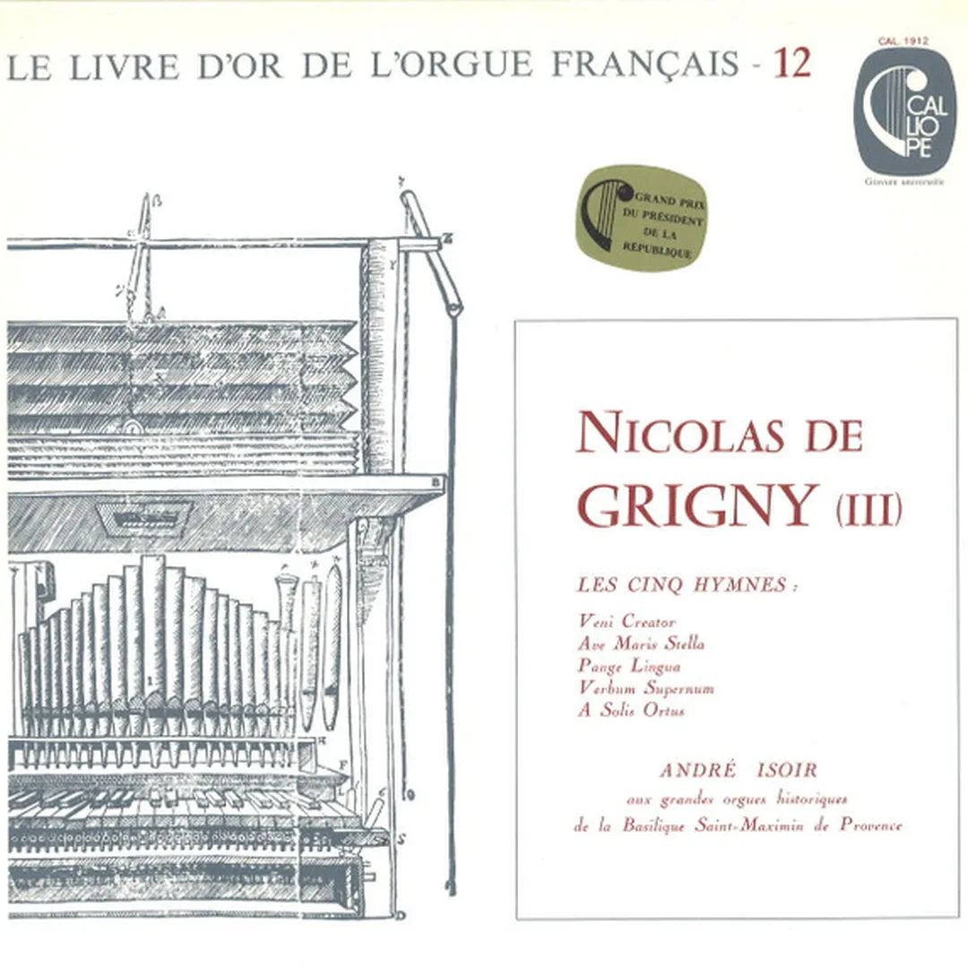 Le livre d'or de l'Orgue Français, vol. 12 - Les cinq hymnes