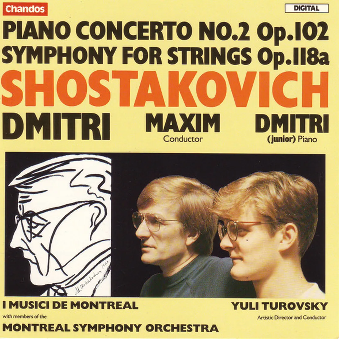 Piano Concerto no. 2, op. 102 / Symphony for strings, op. 118a